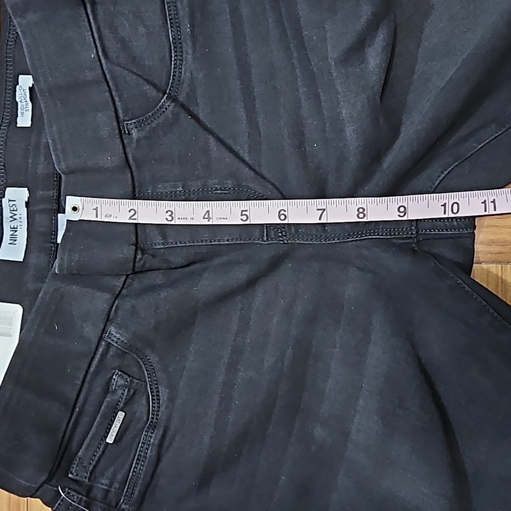 NINE WEST heidi pull-on straight jeans - Picture 12 of 14